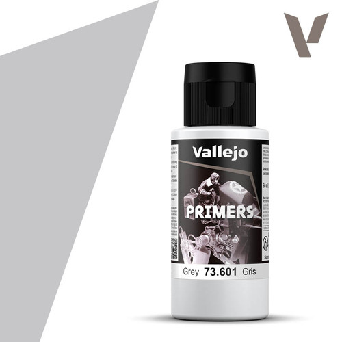 Vallejo 73.601 Grey Primer 60ml Bottle