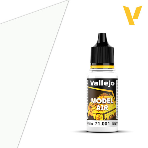 Vallejo 71.001 Model Air - White, 18 ml Bottle