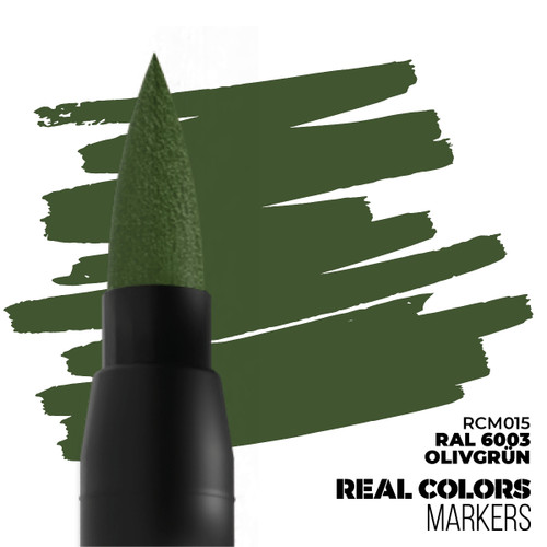 AK Interactive RCM015 Real Colors RAL 6003 Olive Green Paint Marker AK Interactive RCM015 Real Colors RAL 6003 Olive Green Paint Marker