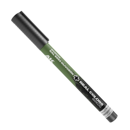 AK Interactive RCM015 Real Colors RAL 6003 Olive Green Paint Marker AK Interactive RCM015 Real Colors RAL 6003 Olive Green Paint Marker