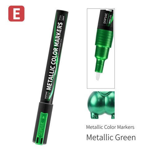 DSPIAE MKA-05 Super Metallic Color Markers - Metallic Green DSPIAE MKA-05 Super Metallic Color Markers - Metallic Green