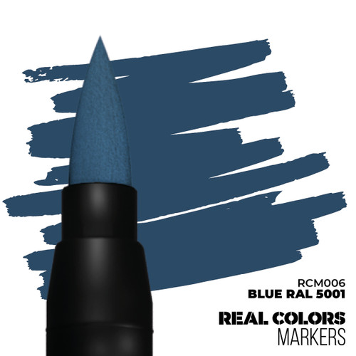 AK Interactive RCM006 Real Colors Blue RAL 5001 Paint Marker AK Interactive RCM006 Real Colors Blue RAL 5001 Paint Marker