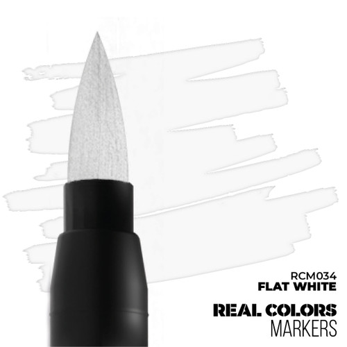 AK Interactive RCM034 Real Colors Flat White Paint Marker AK Interactive RCM034 Real Colors Flat White Paint Marker