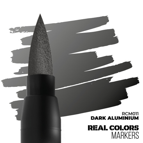 AK Interactive RCM011 Real Colors Dark Aluminium Paint Marker AK Interactive RCM011 Real Colors Dark Aluminium Paint Marker