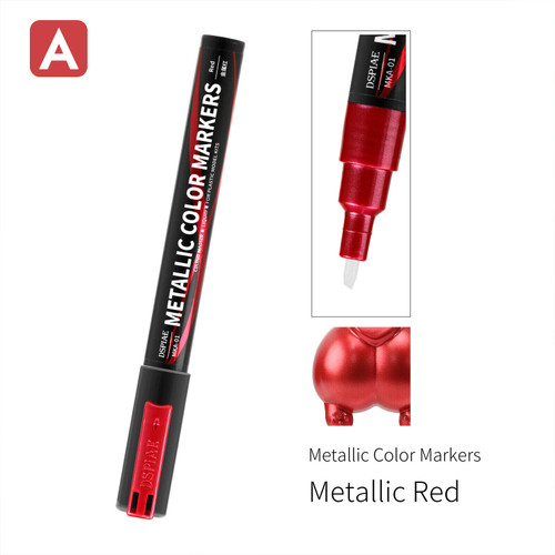 DSPIAE MKA-01 Super Metallic Color Markers - Metallic Red DSPIAE MKA-01 Super Metallic Color Markers - Metallic Red