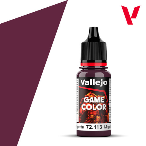 Vallejo 72.113 Game Color - Deep Magenta, 18 ml Bottle Vallejo 72.113 Game Color - Deep Magenta, 18 ml Bottle