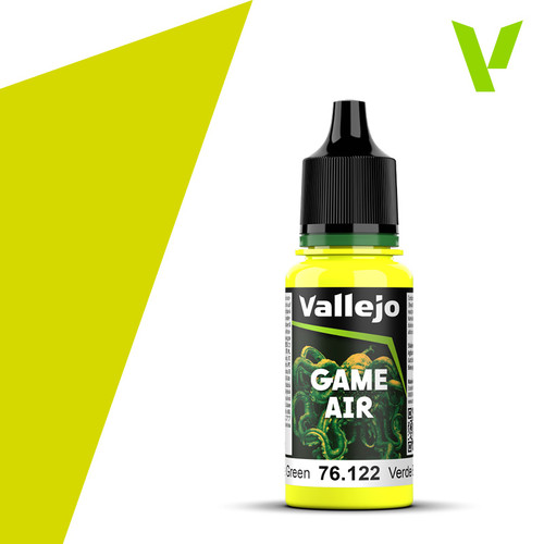 Vallejo 76.122 Game Air Color - Bile Green, 18 ml Bottle