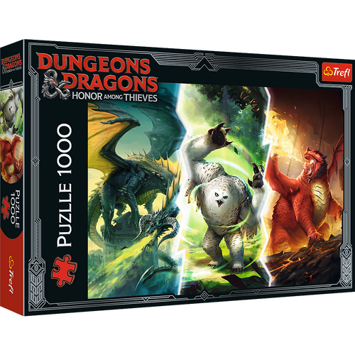 Trefl 10763 Dungeons & Dragons: Legendary Monsters of Faerun 1000 Piece Jigsaw Puzzle