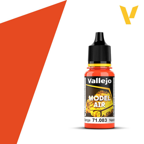 Vallejo 71.083 Model Air - Orange, 18 ml Bottle Vallejo 71.083 Model Air - Orange, 18 ml Bottle