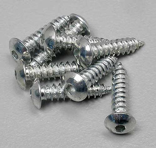 Dubro Products 527 Button Head Screws, 4 x 1/2" (8) Dubro Products 527 Button Head Screws, 4 x 1/2" (8)