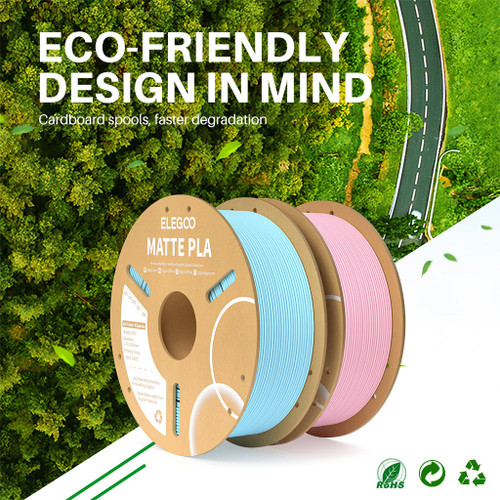 Elegoo Slate Grey Matte PLA 1.75mm Filament Spool 1KG