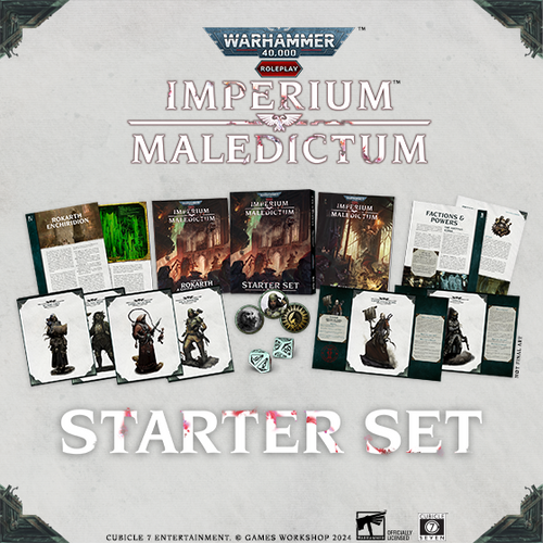 Cubicle 7 Entertainment CB72701 Warhammer 40,000 Roleplay: Imperium Maledictum: Starter Set Cubicle 7 Entertainment CB72701 Warhammer 40,000 Roleplay: Imperium Maledictum: Starter Set