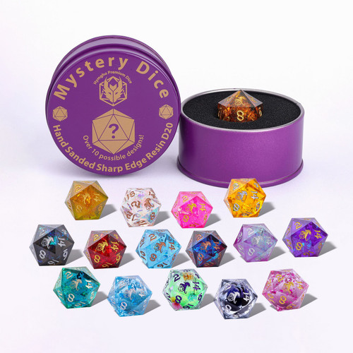 Hymgho Premium Gaming 0214 D20 Quest's Reward Mystery Sharp Resin Hymgho Premium Gaming 0214 D20 Quest's Reward Mystery Sharp Resin
