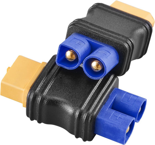 Hobbywurks HBYC2020 Male EC3 to Female XT60 Adapter, 1 Piece Hobbywurks HBYC2020 Male EC3 to Female XT60 Adapter, 1 Piece
