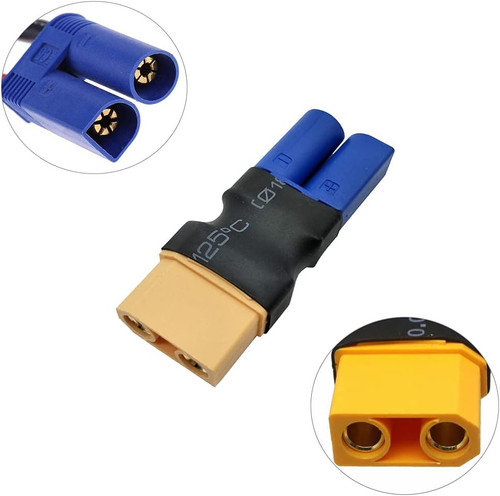Hobbywurks HBYC2021 Male EC5 to Female XT90 Adapter, 1 Piece Hobbywurks HBYC2021 Male EC5 to Female XT90 Adapter, 1 Piece