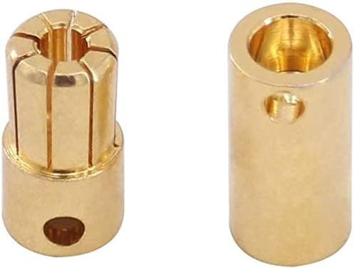Hobbywurks HBYC2024 6.5mm Bullet Connectors, 3 Pair Hobbywurks HBYC2024 6.5mm Bullet Connectors, 3 Pair