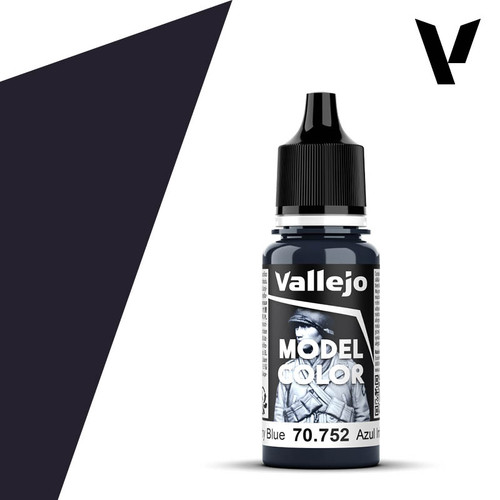 Vallejo 70.752 Model Color - Infantry Blue, 18 ml Bottle Vallejo 70.752 Model Color - Infantry Blue, 18 ml Bottle