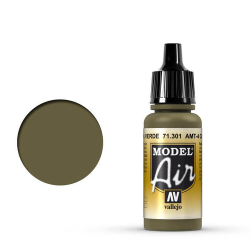 Vallejo 71.301-17 AMT-4 Camouflage Green 17 ml Bottle