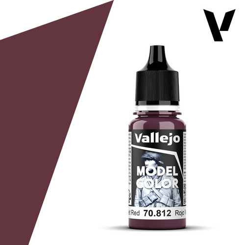 Vallejo 70.812 Model Color - Violet Red, 18 ml Bottle