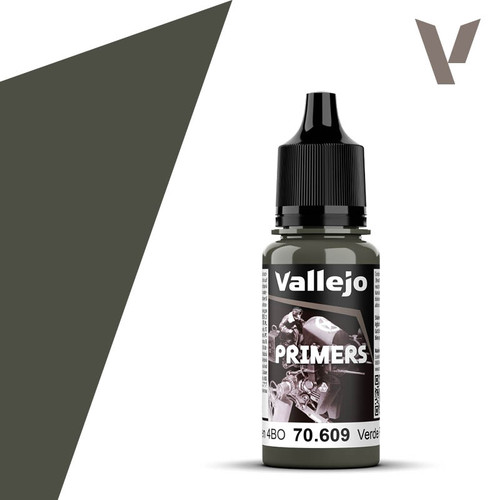 Vallejo 70.609 Model Color - Russian Green 4BO Primer, 18 ml Bottle Vallejo 70.609 Model Color - Russian Green 4BO Primer, 18 ml Bottle