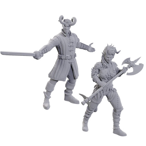Wizkids 96367: Dungeons & Dragons: Nolzur's Marvelous Unpainted Miniatures - Special Edition Baldur's Gate 3, Wyll & Karlach Wizkids 96367: Dungeons & Dragons: Nolzur's Marvelous Unpainted Miniatures - Special Edition Baldur's Gate 3, Wyll & Karlach