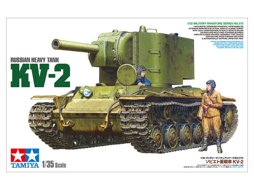 Tamiya 35375 Russian Heavy Tank KV-2 1/35 Scale Model Kit