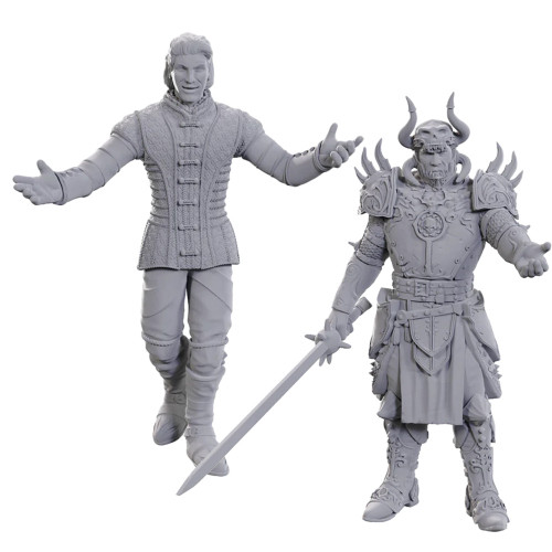 Wizkids 96371: Dungeons & Dragons: Nolzur's Marvelous Unpainted Miniatures - Special Edition Baldur's Gate 3, Sarevok Anchev & Raphael