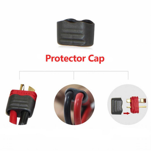 Hobbywurks HBYC2029 T Plug Connector Set w/ Solder Cap, 3 Pair