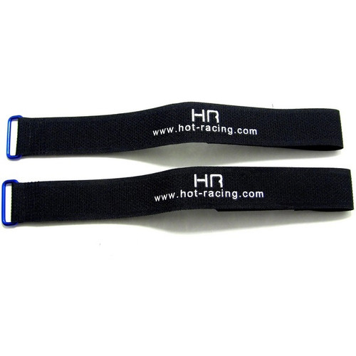 Hot Racing BVS27X06 Hook and Loop Tape Battery Straps Hot Racing BVS27X06 Hook and Loop Tape Battery Straps