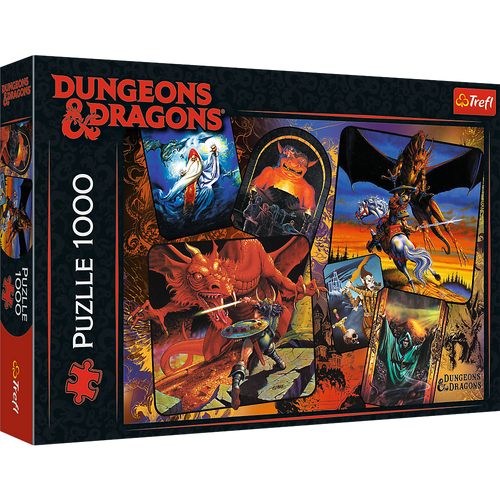 Trefl 10739 Trefl Red 1000 Piece Puzzle - The Origins of Dungeons & Dragons Trefl 10739 Trefl Red 1000 Piece Puzzle - The Origins of Dungeons & Dragons