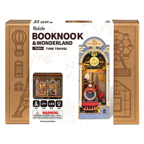 Robotime TGB04 Rolife Time Travel Book Nook Robotime TGB04 Rolife Time Travel Book Nook