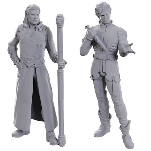 Wizkids 96366: Dungeons & Dragons: Nolzur's Marvelous Unpainted Miniatures - Special Edition Baldur's Gate 3, Gale & Astarion Unpainted Minis Wizkids 96366: Dungeons & Dragons: Nolzur's Marvelous Unpainted Miniatures - Special Edition Baldur's Gate 3, Gale & Astarion Unpainted Minis