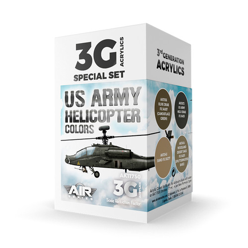 AK Interactive AK11750 3G Air - US Army Helicopter Colors AK Interactive AK11750 3G Air - US Army Helicopter Colors