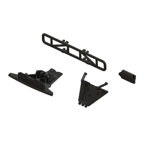 ARRMA ARA-1577 Lower Skid And Bumper Mount Set, Black ARRMA ARA-1577 Lower Skid And Bumper Mount Set, Black