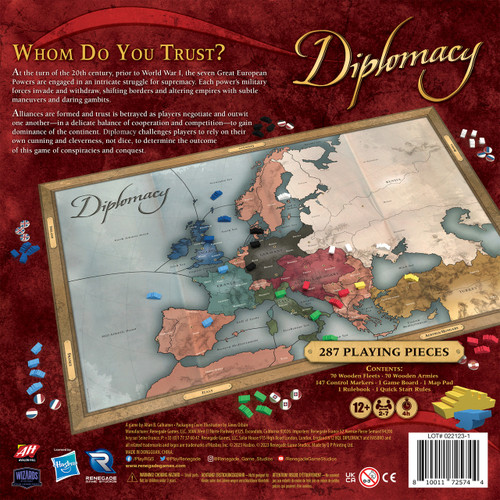 Renegade Game Studios 02574 Diplomacy