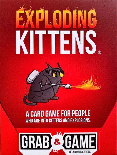 Exploding Kittens Games EKGIMP8 Exploding Kittens: Grab & Game Exploding Kittens Games EKGIMP8 Exploding Kittens: Grab & Game