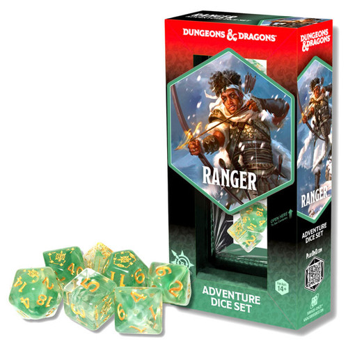 Sirius Dice SDZ2002-23 Dungeons and Dragons Adventure Dice - Ranger: Green/White Sirius Dice SDZ2002-23 Dungeons and Dragons Adventure Dice - Ranger: Green/White