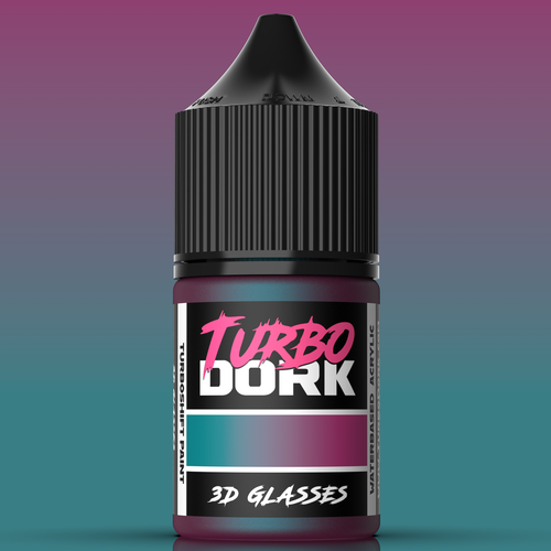 Turbo Dork TDK015014 3D Glasses TurboShift Acrylic Paint 22ml Bottle Turbo Dork TDK015014 3D Glasses TurboShift Acrylic Paint 22ml Bottle