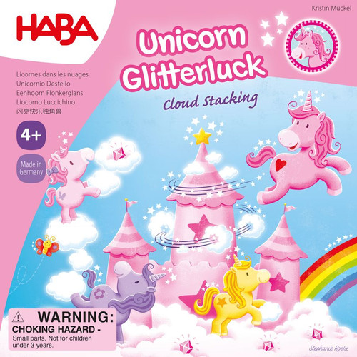 HABA 2012232006 Unicorn Glitterluck: Cloud Stacking HABA 2012232006 Unicorn Glitterluck: Cloud Stacking