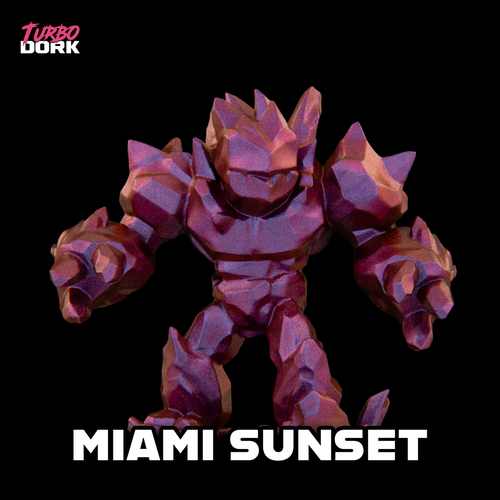 Turbo Dork TDK015502 Miami Sunset TurboShift Acrylic Paint 22ml Bottle