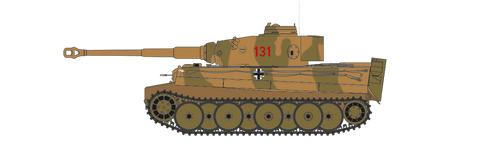 Airfix A1357 Tiger 1, Early Production Version 1/35 Scale Model Kit Airfix A1357 Tiger 1, Early Production Version 1/35 Scale Model Kit