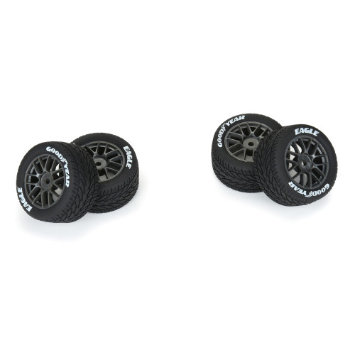 ProLine PRO1028310 Goodyear Eagle Rain Tire F/R MTD Grey for Losi NASCAR Race Car (4) ProLine PRO1028310 Goodyear Eagle Rain Tire F/R MTD Grey for Losi NASCAR Race Car (4)