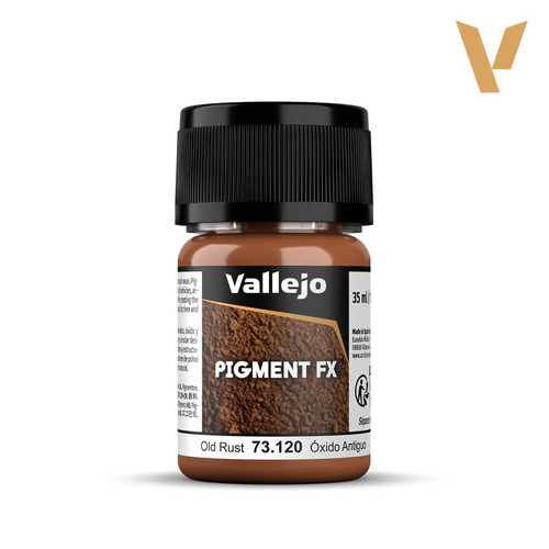 Vallejo 73.120 Old Rust Pigment FX Powder 35ml Pot Vallejo 73.120 Old Rust Pigment FX Powder 35ml Pot
