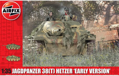 Airfix A1355 Airfix JagdPanzer 38 Tonne Hetzer Early Version 1/35 Scale Model Kit Airfix A1355 Airfix JagdPanzer 38 Tonne Hetzer Early Version 1/35 Scale Model Kit