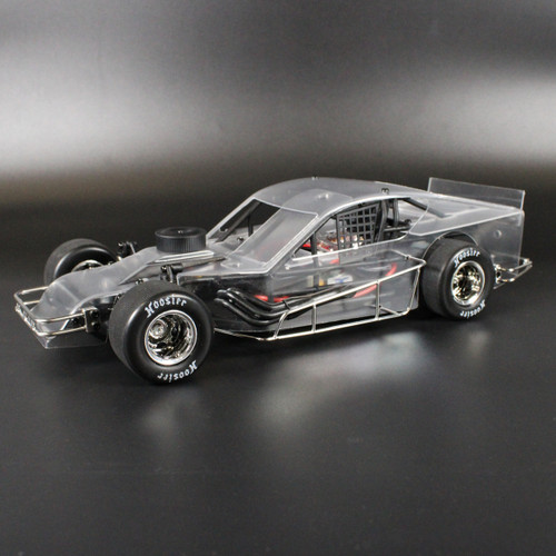 1RC Racing 1RC1137 1/18 Asphalt Modified 2.0, Clear, Ready to Run