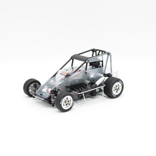 1RC Racing 1RC1107 1/18 Midget 4.0, Clear, Ready to Run