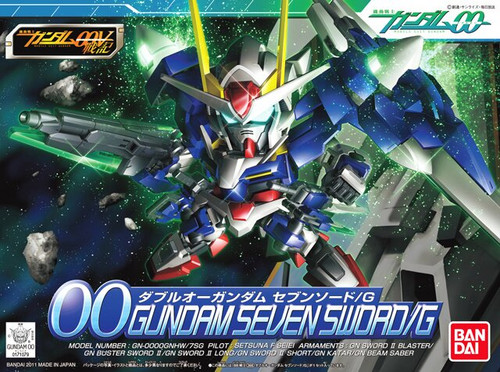 Bandai 5060686 #368 SDBB 00 Gundam Seven Sword/G Model Kit