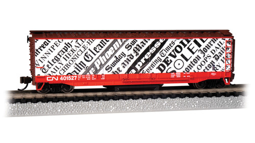 Bachmann 16372 N Track-Cleaning 50' Plug-Door Boxcar - Canadian National #401527