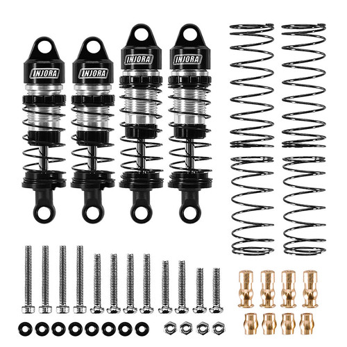 INJORA LOS-07BS Aluminum Oil Shocks for Losi Micro-B Micro-T 4PCS