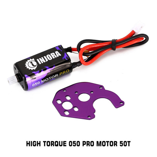 INJORA INM07-050PRO 50T Pro Brushed Motor with Mount Plate for Axial SCX24